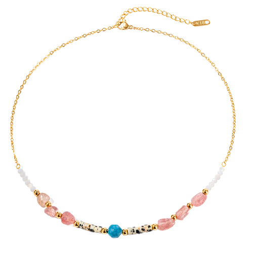 HARPER  reworked colourful lv necklace in malta – Adira Label