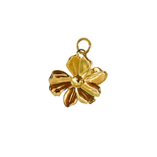 Load image into Gallery viewer, Extra Large Golden Flower Charm
