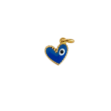 Load image into Gallery viewer, Heart Evil Eye Charm
