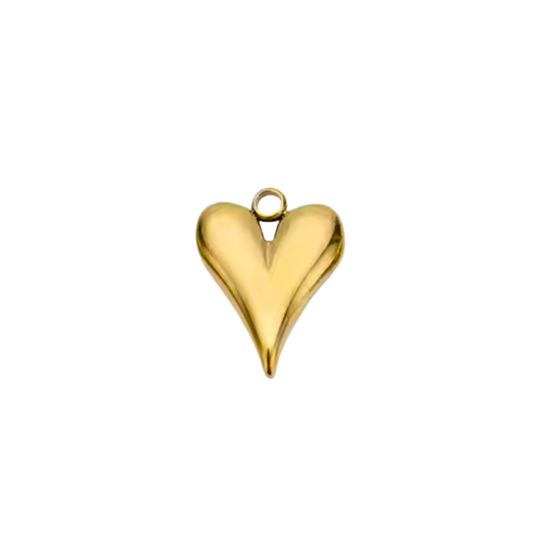 Golden Heart Charm