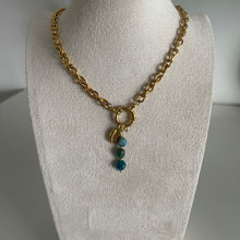 Load image into Gallery viewer, Blue Triple Beaded Charm
