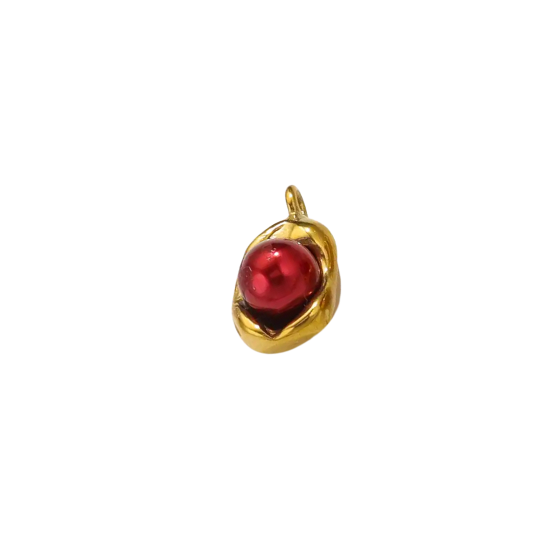 Red Pearl Charm